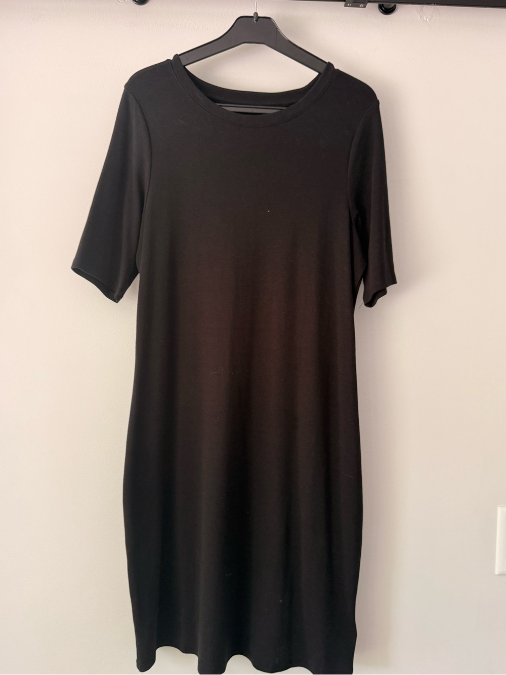 Gap Black Elbow Sleeve Tunic Dress